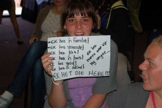 Mez'o tieners deel wat hul voor dankbaar is!